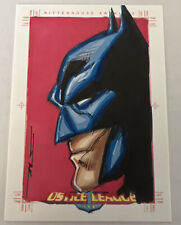 2009 Rittenhouse  Justice League SketchaFEX Batman Sketch Card 1/1 picture