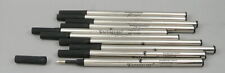 10 Waterford Schmidt-style Rollerball Refills - Black Medium Point - NEW picture