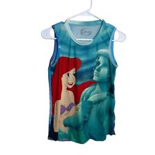 Disney Little Mermaid Ariel Tank Top Women's Small Full Graphic Sleeveless Shirt picture