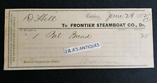 1882 International Steamship Co & Frontier Steamboat Co Freight Receipt picture