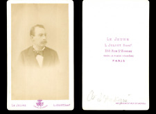 Le Jeune, Paris, Comte d'Andigné Vintage Albumen Print CDV. picture