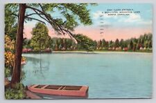 Postcard Lake Osceola A Beautiful Mountain Lake North Carolina 1931 picture