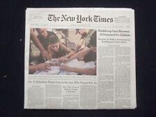 2023 NOVEMBER 19 NEW YORK TIMES - SMOLDERING GAZA BECOMES GRAVEYARD FOR CHILDREN picture