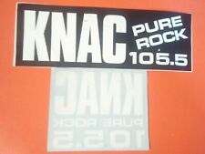 KNAC 105.5 Bumper Sticker Lot of 2 picture