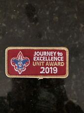 Journey to Excellence 2019 BSA GOLD unused Patch picture
