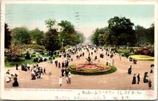 Vintage Postcard Central Avenue Belle Isle Park Detroit Michigan MI 1907    R546 picture
