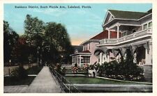 Postcard FL Lakeland South Florida Ave Residences 1948 Vintage PC J3782 picture