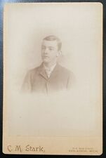 1888 Michigan University Wolverines Baseball John Rezin Sapp SR Cabinet Card picture