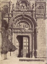 Portada de Santa Cruz Toledo Espagne Photo Casiano Alguacil Vintage Albumine picture