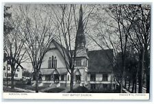 c1905's First Baptist Church Exterior Norwich Connecticut CT Unposted Postcard picture