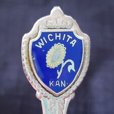 Vintage Wichita Kansas USA Sunflower Fields Souviner Collector Spoon Metal  picture