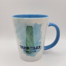 Trump Tower Mug Cup Coffee Tea Ceramic Blue & White From Trump Tower picture