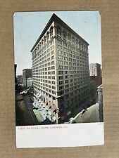 Postcard Chicago IL Illinois First National Bank Building Vintage UDB picture