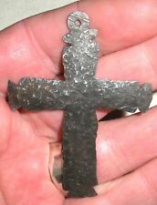 ANTIQUE c. 1760 REVOLUTIONARY WAR COIN SILVER INDIAN IROQUOIS TRADE CROSS vafo picture