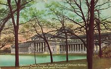 Postcard Jackson Park Chicago Field Museum of Natural History Illinois IL DB picture