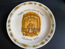 HOLLY HOBBIE COMMEMORATIVE EDITION CHRISTMAS PLATE FROM 1972 picture