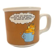 Vintage 1978 Garfield After My Morning Coffee I'm the Sweetest Mug picture