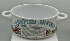 LJUNGBERG COLLECTION SOUP BOWL NEW ORLEANS CRAWFISH BISQUE RECIPE & DIRECTIONS picture