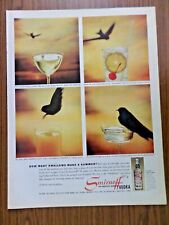 1960 Smirnoff Vodka Ad How Many Swallows Make a Summer? picture