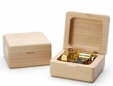 BEECH WOOD WIND UP MUSIC BOX ( 100 SONGS AVAILABLE ) picture