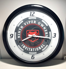 RARE 9th dodge viper owners invitational round clock picture