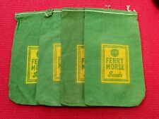 Vintage Four (4) Ferry Morse Seed Co. Bags from Michigan & California picture