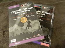 100 New BCW Silver Age Thick Comic Book Bags And Boards - Acid Free - Archival picture