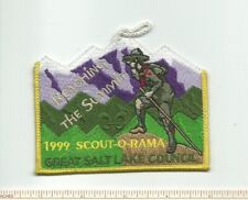 DJ SCOUT BSA 1999 GREAT SALT LAKE COUNCIL SCOUT-O-RAMA MERGED UTAH PATCH RE CE picture