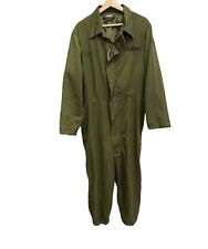 Vintage 80s OD Green U.S. Army Coveralls Medium picture