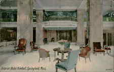 Postcard: Interior Hotel Kimball, Springfield, Mass. picture