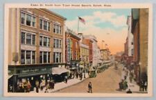 Essex St. North From Town House Square, Salem, MA Massachusetts Postcard (#4527) picture
