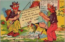 Vintage RAY WALTERS Comic Postcard 