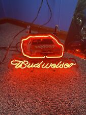Budweiser Home Depot Tony Stewart 20 Man Cave Neon Sign Joey Logano 8x13 picture