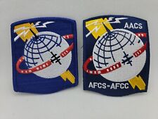 USAF AACS AFCS AFCC Military Air Force Army Airways Space Command Patch Lot of 2 picture