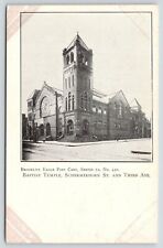 Brooklyn New York~Baptist Temple~Shermerhorn Street & Third Avenue~c1905 picture
