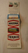 Vintage 1970 Texaco Arizona Gas Station State Highway Travel Road Map Litho picture