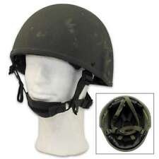 Real British Military Surplus Helmet Combat Army GS MK6 Original Brodie Chin picture