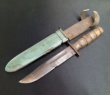Rare Authentic U.S.N Mk.II Ka-Bar Knife and Sheath picture