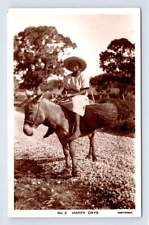 Jamaican Woman Riding Donkey 