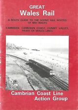 Great Wales Rail by Cambrian Coast Line Action Group 1983 Mid Wales Route Guide picture