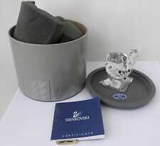 SWARVOSKI Crystal Mouse on Base~~In Box w/COA~~Black Bead Eyes & Nose~~No Tail picture