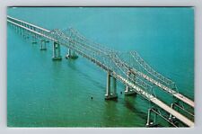 Tampa Bay FL-Florida, Sunshine Skyway Bridge, Antique, Vintage c1976 Postcard picture