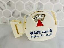 Vintage Rare HTF Milwaukee Waukesha WI WAUK Radio Station MORCO Thermometer 70’s picture