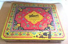 Vintage Whitman's Candies Cloisonne Tin Box Hinged Lid Repo 1920's Tin 9X10”  picture