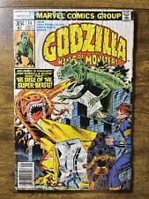 GODZILLA 14 HERB TRIMPE COVER DOUG MOENCH STORY MARVEL COMICS 1978 VINTAGE picture