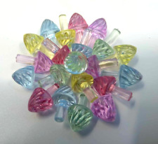 20 Swirl Gumdrop lights Pastel colors for Ceramic Christmas tree bulbs NEW picture