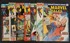 LOT OF 14  MARVEL TALES STARRING: SPIDER-MAN   FN - VF picture