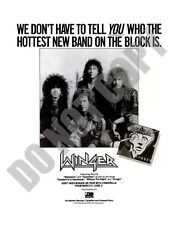 1989 Winger Album Record Tour Magazine Promo Ad 8x10 Photo picture