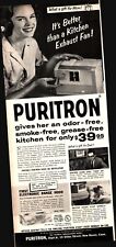 1959 Puritron Portable Exhaust Fan Air Purifier Vintage Magazine Print Ad b3 picture