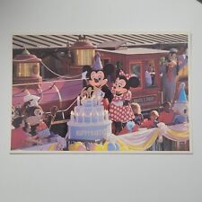 Mickey's Florida Collection 60th Birthday Party Continental Chrome Postcard picture